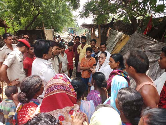 Eviction of residents among urban poor of Patna