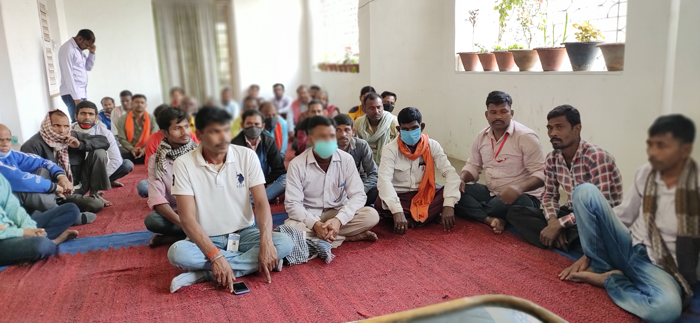 Creating awareness among the construction workers